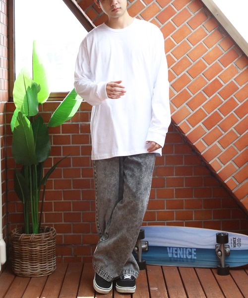 Supreme （シュプリーム）の「Supreme L/S TEE MADE IN USA（Tシャツ/カットソー・メンズ・グレー/ブラック/ホワイト/オレンジ/レッド/ナチュラル/ブルー・LARGE/X-LARGE/MEDIUM）」の18枚目の写真