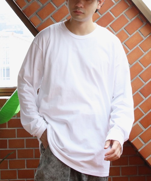 ヒロ Supreme ホワイト 長袖カットソー　Ｍサイズ セール】Supreme L/S TEE MADE IN USA（Tシャツ/カットソー）｜Supreme