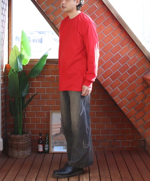 Supreme 長袖カットソー レッド Supreme Tシャツ・ロングスリーブのオンライン通販 I Be-Supremer