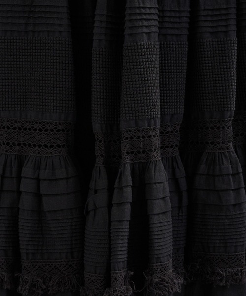 Chaos（カオス）の「Chaos(カオス)/ガゼットクロススカート（スカート・レディース・ホワイト/ブラック・FREE）」の21枚目の写真