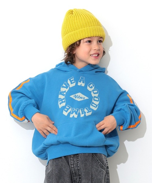 Ocean&Ground（オーシャン&グラウンド）の「ﾛｰｹﾞｰｼﾞﾘﾌﾞﾆｯﾄCAP（ニットキャップ/ビーニー・キッズ・ブルー/ブラック/アイボリー/ライム/パープル/チャコール・MEDIUM/SMALL）」の2枚目の写真