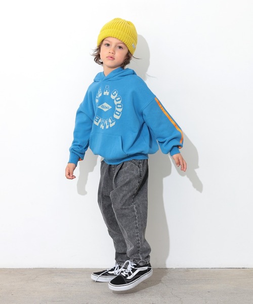Ocean&Ground（オーシャン&グラウンド）の「ﾛｰｹﾞｰｼﾞﾘﾌﾞﾆｯﾄCAP（ニットキャップ/ビーニー・キッズ・ブルー/ブラック/アイボリー/ライム/パープル/チャコール・MEDIUM/SMALL）」の14枚目の写真