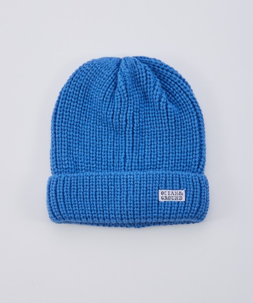 Ocean&Ground（オーシャン&グラウンド）の「ﾛｰｹﾞｰｼﾞﾘﾌﾞﾆｯﾄCAP（ニットキャップ/ビーニー・キッズ・ブルー/ブラック/アイボリー/ライム/パープル/チャコール・MEDIUM/SMALL）」の17枚目の写真