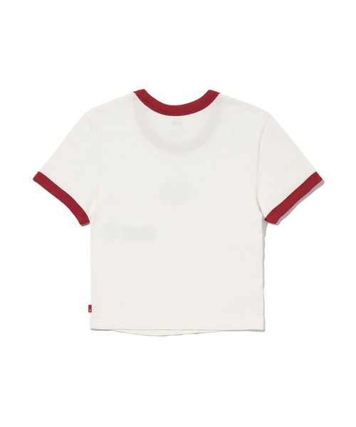 Levi's(リーバイス)の「Levi's/リーバイス グラフィック ミニ リンガーTシャツ(Tシャツ/カットソー・レディース・レッド・XS/M/S)」の3枚目の写真