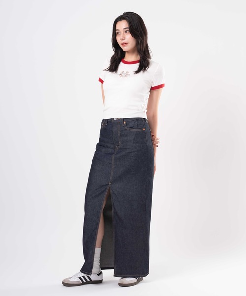 Levi's(リーバイス)の「Levi's/リーバイス グラフィック ミニ リンガーTシャツ(Tシャツ/カットソー・レディース・レッド・XS/M/S)」の17枚目の写真