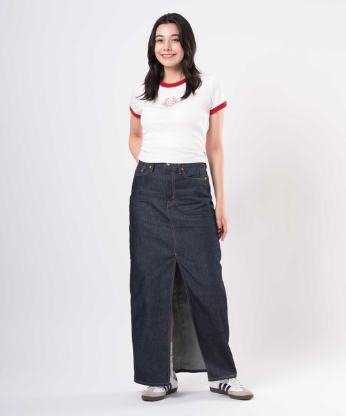 Levi's(リーバイス)の「Levi's/リーバイス グラフィック ミニ リンガーTシャツ(Tシャツ/カットソー・レディース・レッド・XS/M/S)」の9枚目の写真
