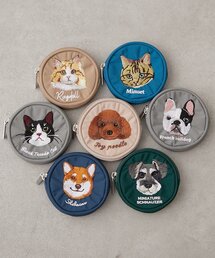 Another Branch olive des olive(アナザーブランチオリーブデオリーブ)のアニマル刺繍丸ポーチ(ポーチ)