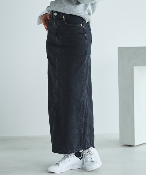 【美品】SOMETHING ロングスカート SOMETHING】 ベイカーロングスカート（マキシ・ロングスカート