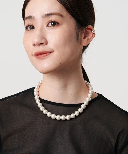 UNITED ARROWS（ユナイテッドアローズ）の「イミテーションパール 2WAY ネックレス（ネックレス・レディース・グレー系/ホワイト/ベージュ・FREE）」の7枚目の写真