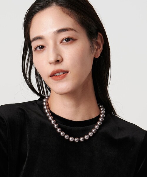 UNITED ARROWS（ユナイテッドアローズ）の「イミテーションパール 2WAY ネックレス（ネックレス・レディース・グレー系/ホワイト/ベージュ・FREE）」の8枚目の写真