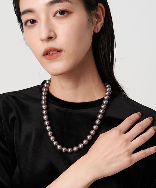 UNITED ARROWS（ユナイテッドアローズ）の「イミテーションパール 2WAY ネックレス（ネックレス・レディース・グレー系/ホワイト/ベージュ・FREE）」の10枚目の写真