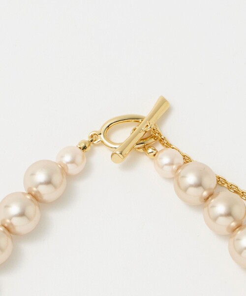 UNITED ARROWS（ユナイテッドアローズ）の「イミテーションパール 2WAY ネックレス（ネックレス・レディース・グレー系/ホワイト/ベージュ・FREE）」の12枚目の写真