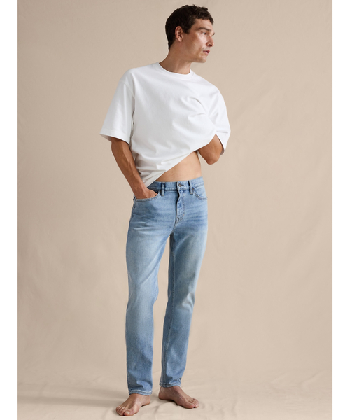 Banana Republic（バナナリパブリック）の「スリム リュクス トラベラージーンズ（デニムパンツ・メンズ・ブラック/ライトインディゴブルー/インディゴブルー・34/30/28/30/29/30/30/30/31/30/32/30/33/30）」の16枚目の写真