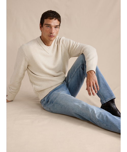 Banana Republic（バナナリパブリック）の「スリム リュクス トラベラージーンズ（デニムパンツ・メンズ・ブラック/ライトインディゴブルー/インディゴブルー・34/30/28/30/29/30/30/30/31/30/32/30/33/30）」の4枚目の写真