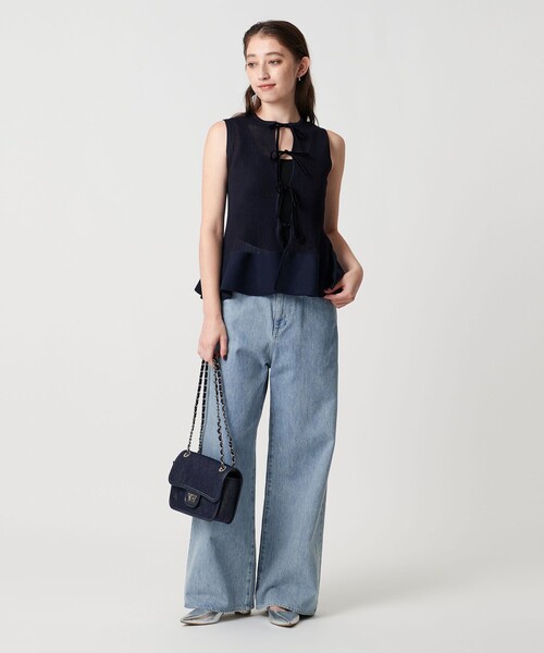 UNITED ARROWS（ユナイテッドアローズ）の「シアー リボン 2WAY ベスト