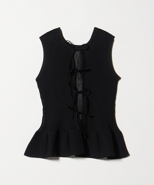 ユナイテッドアローズ　　シアー リボン 2WAY ベスト ウォッシャブル シアー リボン 2WAY ベスト ウォッシャブル