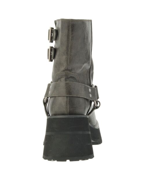 セール】プラットフォームショートエンジニアブーツ 厚底 靴（ブーツ