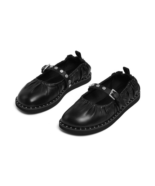 ASH(アッシュ)の「アッシュ【OSAKA】メリージェーンフラットシューズ ベルトパンプス バレエシューズ 1.5cmヒール(パンプス・レディース・アッシュブラウン/ブラック・38/37/36/39)」の6枚目の写真