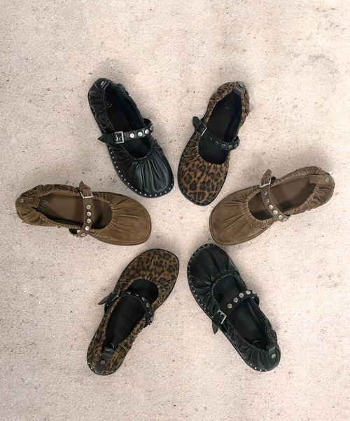 ASH(アッシュ)の「アッシュ【OSAKA】メリージェーンフラットシューズ ベルトパンプス バレエシューズ 1.5cmヒール(パンプス・レディース・アッシュブラウン/ブラック・38/37/36/39)」の14枚目の写真