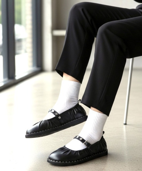 ASH(アッシュ)の「アッシュ【OSAKA】メリージェーンフラットシューズ ベルトパンプス バレエシューズ 1.5cmヒール(パンプス・レディース・アッシュブラウン/ブラック・38/37/36/39)」の18枚目の写真