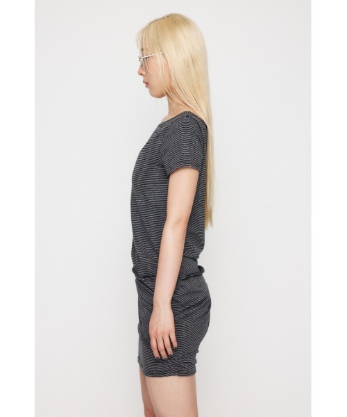 LAGUA GEM(ラグアジェム)の「BORDER WRAP ミニワンピース(ワンピース・レディース・ホワイト/レッド/グレー・SMALL/MEDIUM)」の7枚目の写真