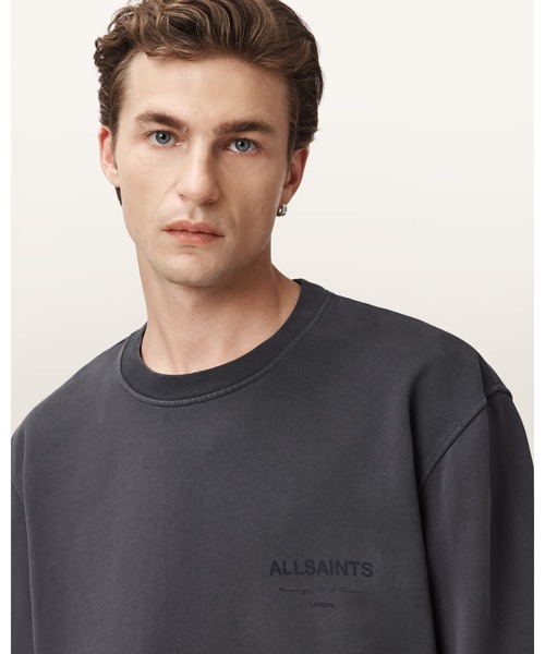 ALLSAINTS（オールセインツ）の「FUTURE CREW NECK SWEATSHIRT | FUTURE クルー ネック スウェットシャツ（スウェット・メンズ・ブルー系その他・L/XS/S/M）」の8枚目の写真