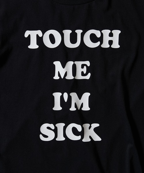 ナンバーナイン　03　カート期　Tシャツ　4　touch me I'm sick TOUCH ME I'M SICK T-SHIRT / タッチ ミー アイム シック ロゴ