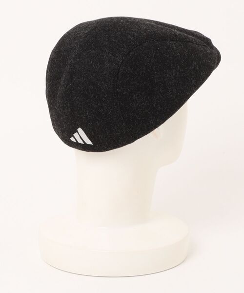 adidas（アディダス）の「adidas/アディダス ハンチング ギャツビー ハット KCJ91（ハンチング/ベレー帽・メンズ・ブラック・L）」の2枚目の写真