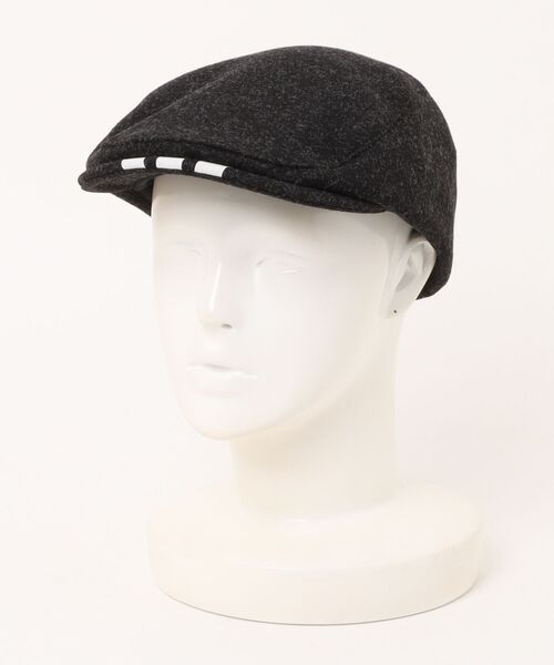 adidas（アディダス）の「adidas/アディダス ハンチング ギャツビー ハット KCJ91（ハンチング/ベレー帽・メンズ・ブラック・L）」の6枚目の写真