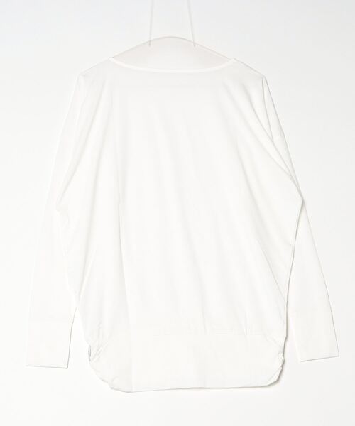 Julier Yoga and Relax（ジュリエヨガアンドリラックス）の「Julier (定番)ライトプライム ロングスリーブプルオーバー（Tシャツ/カットソー・レディース・ブルー/ホワイト/ネイビー/ミント・1/0）」の18枚目の写真