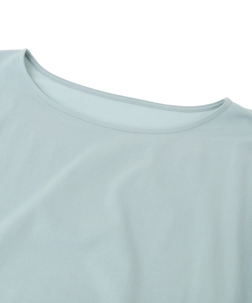 Julier Yoga and Relax（ジュリエヨガアンドリラックス）の「Julier (定番)ライトプライム ロングスリーブプルオーバー（Tシャツ/カットソー・レディース・ブルー/ホワイト/ネイビー/ミント・1/0）」の13枚目の写真