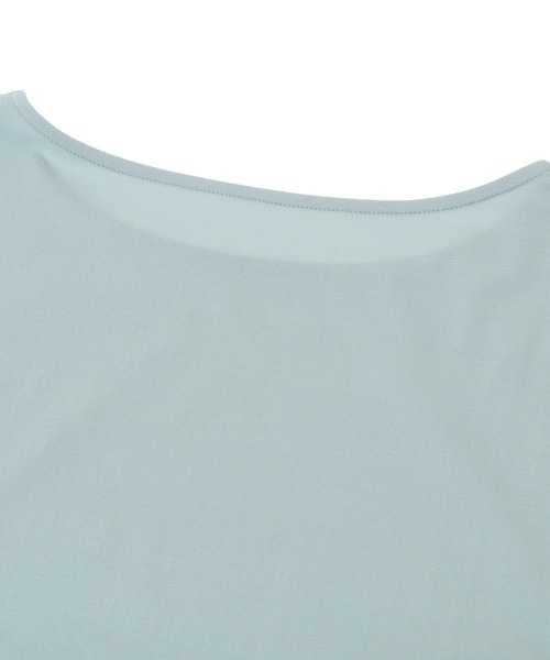 Julier Yoga and Relax（ジュリエヨガアンドリラックス）の「Julier (定番)ライトプライム ロングスリーブプルオーバー（Tシャツ/カットソー・レディース・ブルー/ホワイト/ネイビー/ミント・1/0）」の14枚目の写真