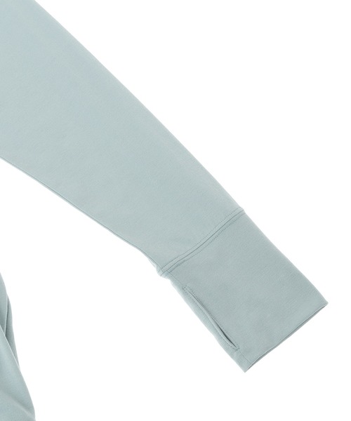 Julier Yoga and Relax（ジュリエヨガアンドリラックス）の「Julier (定番)ライトプライム ロングスリーブプルオーバー（Tシャツ/カットソー・レディース・ブルー/ホワイト/ネイビー/ミント・1/0）」の15枚目の写真