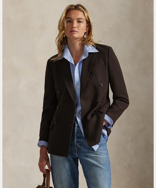 なおなお　良品　ポロラルフローレン　レディース　ツイードジャケット Ralph Lauren - デッドストック 90s LAUREN ラルフローレン