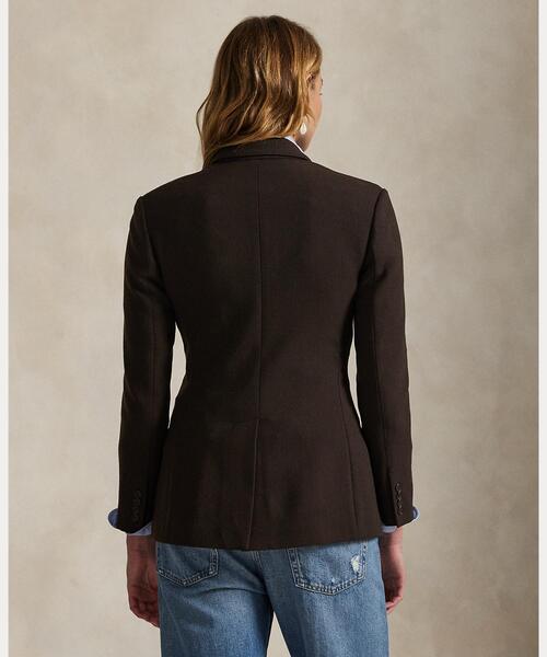 セール】ダブルブレステッド ウール ブレザー（テーラードジャケット