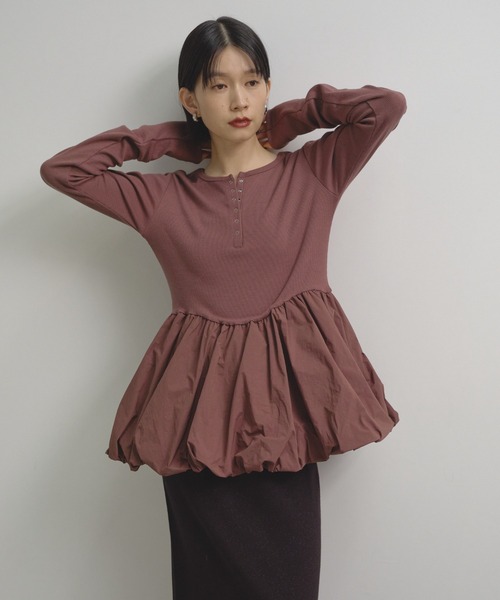 ドッキングバルーンロンTEE（Tシャツ/カットソー）｜Shelly island