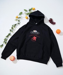 【FRUIT OF THE LOOM】FTL×EVA ロゴプリントフーディー / フルーツオブザルーム×エヴァンゲリオン パーカー