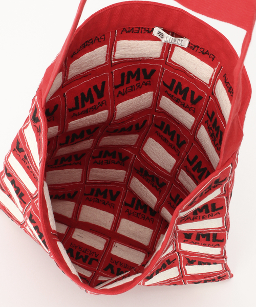 CITRUS(シトラス)の「CITRUS シトラス 別注BAG VML LOGO BE/B/18117(トートバッグ・レディース・レッド・FREE)」の4枚目の写真