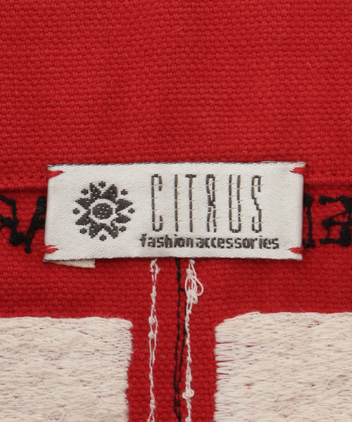 CITRUS(シトラス)の「CITRUS シトラス 別注BAG VML LOGO BE/B/18117(トートバッグ・レディース・レッド・FREE)」の6枚目の写真