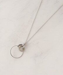 grove | アクリルビジューメタルリングネックレス(ネックレス)