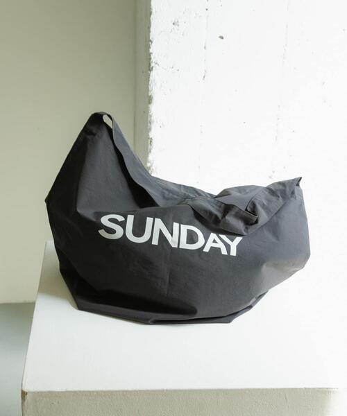 URBAN RESEARCH Sonny Label（アーバンリサーチサニーレーベル）の「ロゴビッグショルダーバッグ（ショルダーバッグ・レディース・ブラック/オフホワイト/ピンク・ONE）」の7枚目の写真