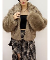 EVRIS | ファイクファーショートブルゾン(ブルゾン)