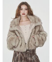 EVRIS | ファイクファーショートブルゾン(ブルゾン)