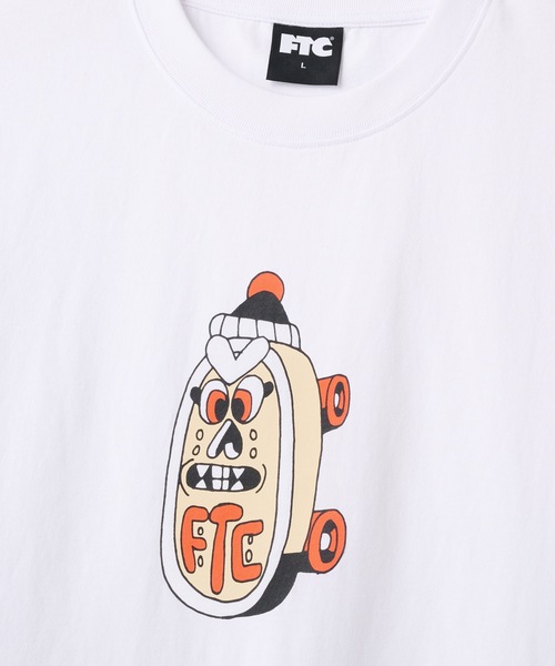FTC（エフティーシー）の「FERRIS PLOCK TEE - Artwork by Ferris Plock（Tシャツ/カットソー・メンズ・ホワイト/ブラック/ワイン・SMALL/MEDIUM/LARGE）」の4枚目の写真