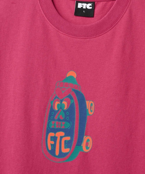 FTC（エフティーシー）の「FERRIS PLOCK TEE - Artwork by Ferris Plock（Tシャツ/カットソー・メンズ・ホワイト/ブラック/ワイン・SMALL/MEDIUM/LARGE）」の6枚目の写真