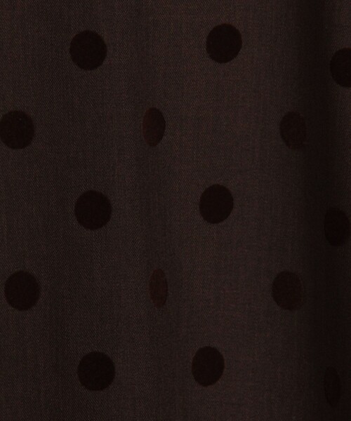 MICO COULIER(ミコクリエ)の「ドットフロッキープリントスカート(スカート・レディース・ブラウン系その他/ブラック系その他・36/38)」の20枚目の写真
