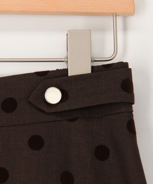 MICO COULIER(ミコクリエ)の「ドットフロッキープリントスカート(スカート・レディース・ブラウン系その他/ブラック系その他・36/38)」の22枚目の写真