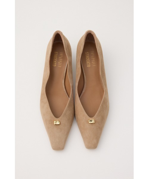 STACCATO(スタッカート)の「スカラップマーブルヒールシューティー(パンプス・レディース・ダークブラック/ダークベージュ・23cm/22.5cm/24.5cm/24cm/23.5cm)」の3枚目の写真