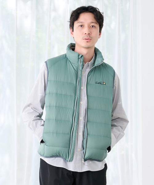 Arnold Palmer（アーノルドパーマー）の「シェア ライトダウンベスト（ダウンベスト・レディース・ブラック/オリーブドラブ/オフホワイト・M/S/L/LL/XS）」の3枚目の写真