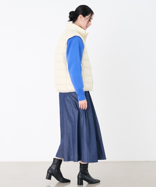 Arnold Palmer（アーノルドパーマー）の「シェア ライトダウンベスト（ダウンベスト・レディース・ブラック/オリーブドラブ/オフホワイト・M/S/L/LL/XS）」の6枚目の写真